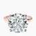 Pre-Designed 10kt Rose Gold Four Prong Solitaire 1.5mm Lab Diamond Ring