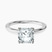 Four Prong Solitaire 1.5mm Lab Diamond Engagement Ring in 10kt White Gold