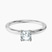 Pre-Designed Platinum Four Prong Solitaire 1.5mm Lab Diamond Ring