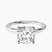 Pre-Designed Platinum Four Prong Solitaire 1.5mm Lab Diamond Ring