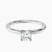 Pre-Designed Platinum Four Prong Solitaire 1.5mm Lab Diamond Ring