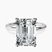 Pre-Designed 10kt White Gold Four Prong Solitaire 1.5mm Lab Diamond Ring