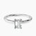 Pre-Designed Platinum Four Prong Solitaire 1.5mm Lab Diamond Ring