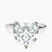 Pre-Designed Platinum Four Prong Solitaire 1.5mm Lab Diamond Ring