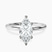 Pre-Designed Platinum Four Prong Solitaire 1.5mm Lab Diamond Ring