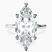 Pre-Designed Platinum Four Prong Solitaire 1.5mm Lab Diamond Ring