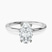 Pre-Designed Platinum Four Prong Solitaire 1.5mm Lab Diamond Ring