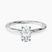Pre-Designed 18kt White Gold Four Prong Solitaire 1.5mm Lab Diamond Ring