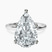 Pre-Designed Platinum Four Prong Solitaire 1.5mm Lab Diamond Ring
