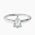 Pre-Designed Platinum Four Prong Solitaire 1.5mm Lab Diamond Ring