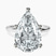 Pre-Designed Platinum Four Prong Solitaire 1.5mm Lab Diamond Ring
