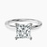 Pre-Designed 18kt White Gold Four Prong Solitaire 1.5mm Lab Diamond Ring