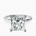 Pre-Designed 10kt White Gold Four Prong Solitaire 1.5mm Lab Diamond Ring