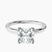 Pre-Designed 10ct White Gold Four Prong Solitaire 1.5mm Lab Diamond Ring