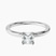 Pre-Designed Platinum Four Prong Solitaire 1.5mm Lab Diamond Ring