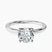 Pre-Designed Platinum Four Prong Solitaire 1.5mm Lab Diamond Ring