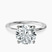 Pre-Designed Platinum Four Prong Solitaire 1.5mm Lab Diamond Ring