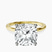 Pre-Designed 10kt Yellow Gold Four Prong Solitaire 1.5mm Lab Diamond Ring