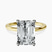 Pre-Designed 10kt Yellow Gold Four Prong Solitaire 1.5mm Lab Diamond Ring