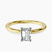 Pre-Designed 18kt Yellow Gold Four Prong Solitaire 1.5mm Lab Diamond Ring