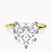 Pre-Designed 14kt Yellow Gold Four Prong Solitaire 1.5mm Lab Diamond Ring