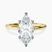 Pre-Designed 18kt Yellow Gold Four Prong Solitaire 1.5mm Lab Diamond Ring