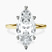 Pre-Designed 18kt Yellow Gold Four Prong Solitaire 1.5mm Lab Diamond Ring