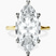 Pre-Designed 10kt Yellow Gold Four Prong Solitaire 1.5mm Lab Diamond Ring