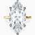 Pre-Designed 14kt Yellow Gold Four Prong Solitaire 1.5mm Lab Diamond Ring