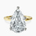 Pre-Designed 10kt Yellow Gold Four Prong Solitaire 1.5mm Lab Diamond Ring