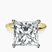 Pre-Designed 10kt Yellow Gold Four Prong Solitaire 1.5mm Lab Diamond Ring