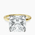 Pre-Designed 10kt Yellow Gold Four Prong Solitaire 1.5mm Lab Diamond Ring