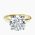 Pre-Designed 18kt Yellow Gold Four Prong Solitaire 1.5mm Lab Diamond Ring
