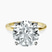 Pre-Designed 10kt Yellow Gold Four Prong Solitaire 1.5mm Lab Diamond Ring