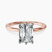 Pre-Designed 18kt Rose Gold Six Prong Solitaire 1.5mm Lab Diamond Ring