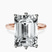 Pre-Designed 14kt Rose Gold Six Prong Solitaire 1.5mm Lab Diamond Ring