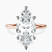 Pre-Designed 14kt Rose Gold Six Prong Solitaire 1.5mm Lab Diamond Ring