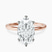 Pre-Designed 18kt Rose Gold Six Prong Solitaire 1.5mm Lab Diamond Ring