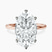 Pre-Designed 14kt Rose Gold Six Prong Solitaire 1.5mm Lab Diamond Ring