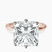 Pre-Designed 14kt Rose Gold Six Prong Solitaire 1.5mm Lab Diamond Ring