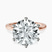 Pre-Designed 18kt Rose Gold Six Prong Solitaire 1.5mm Lab Diamond Ring