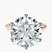 Pre-Designed 10kt Rose Gold Six Prong Solitaire 1.5mm Lab Diamond Ring