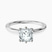 Pre-Designed Platinum Six Prong Solitaire 1.5mm Lab Diamond Ring