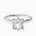 Six Prong Solitaire 1.5mm Lab Diamond Engagement Ring in 10kt White Gold