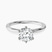Pre-Designed Platinum Six Prong Solitaire 1.5mm Lab Diamond Ring
