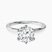 Pre-Designed 18ct White Gold Six Prong Solitaire 1.5mm Lab Diamond Ring