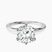 Pre-Designed Platinum Six Prong Solitaire 1.5mm Lab Diamond Ring