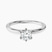 Pre-Designed Platinum Six Prong Solitaire 1.5mm Lab Diamond Ring