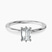 Pre-Designed Platinum Six Prong Solitaire 1.5mm Lab Diamond Ring