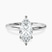 Pre-Designed Platinum Six Prong Solitaire 1.5mm Lab Diamond Ring
